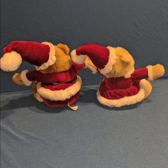 Playtronix Mommy & Daddy Santa Christmas Bears holiday - Picture 7 of 12